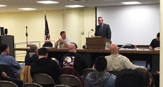 Attorney Mariusz Sniarowski Attends Carpenters Local 2287 Meeting