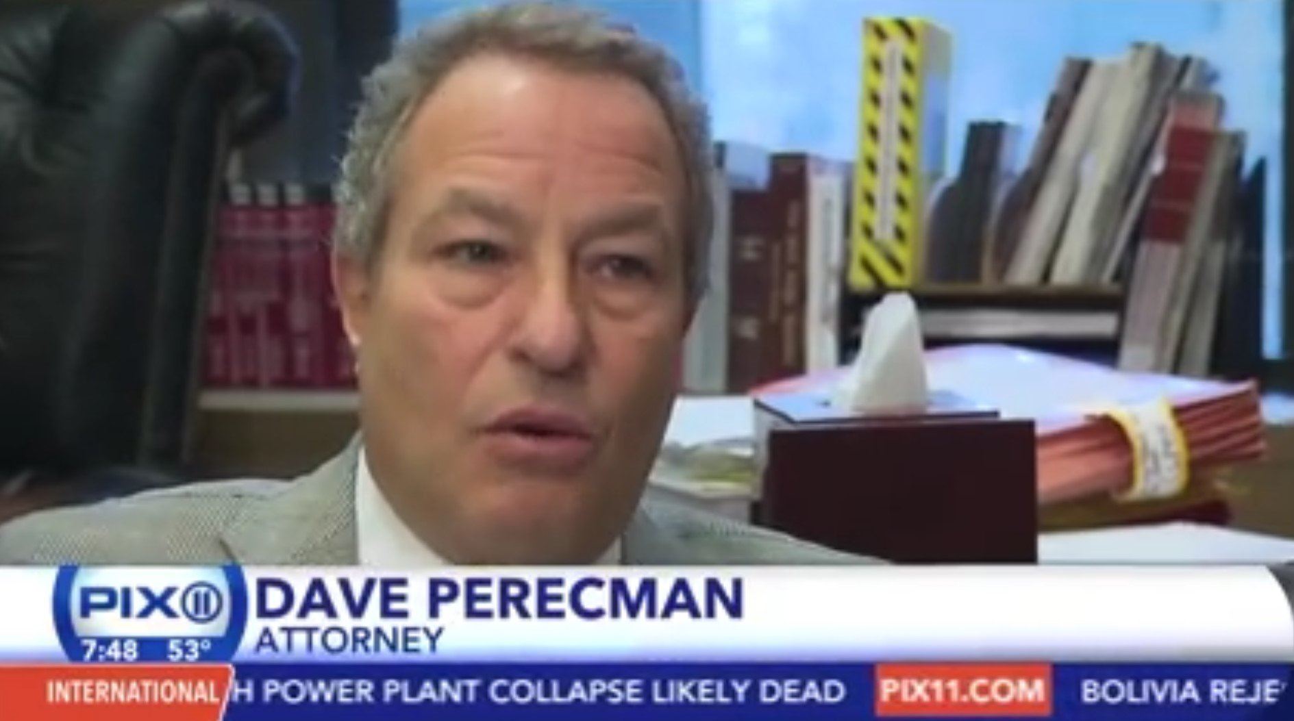 David Perecman on Pix 11