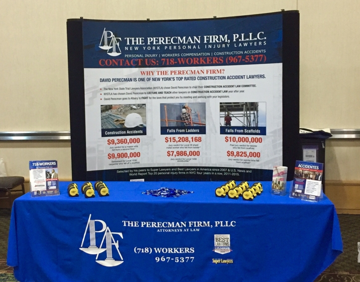 The Perecman Firm, P.L.L.C., booth at National Labor & Management Conference