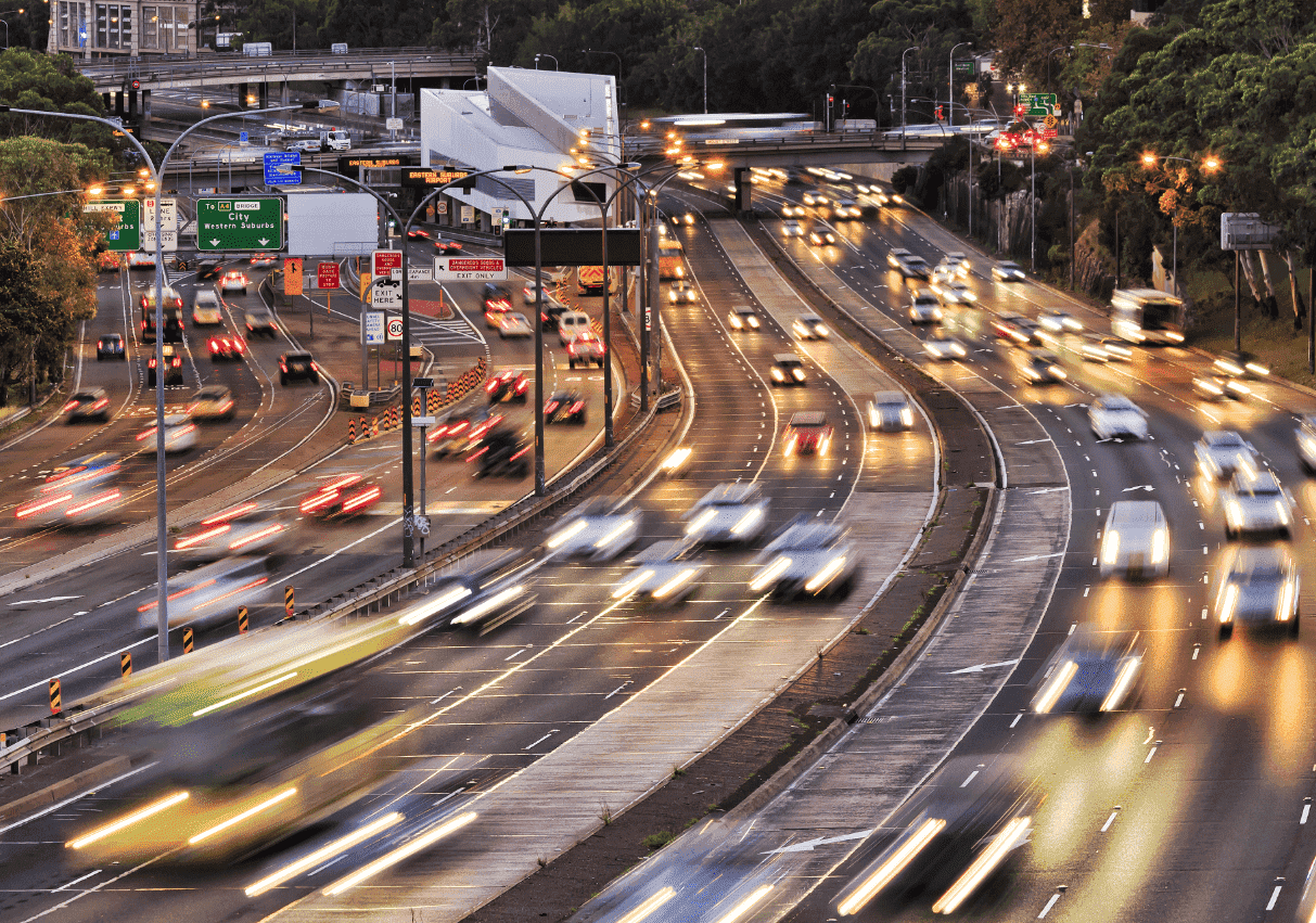 Cars on the Freeway