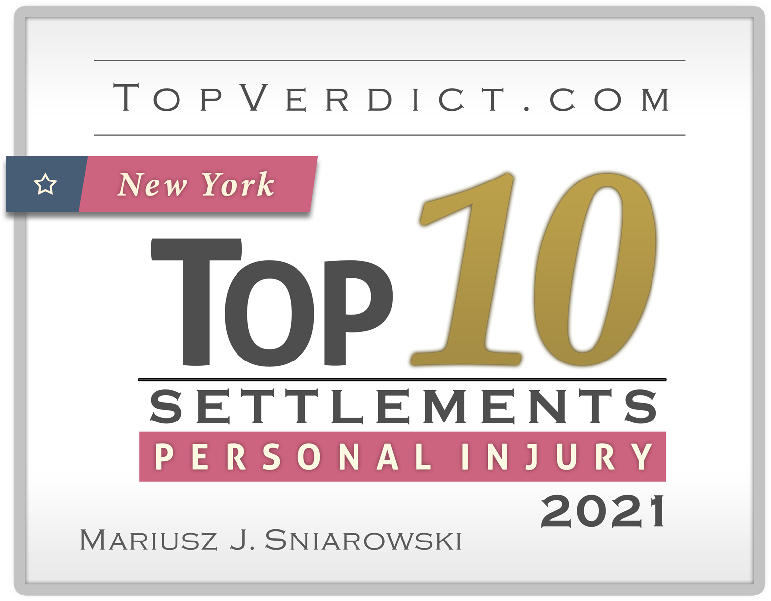 Top 10 Personal Injury Settlements in New York in 2021