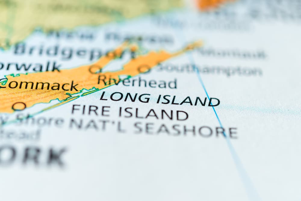 Map of Long Island; The Perecman Law Firm is your local personal injury law firm