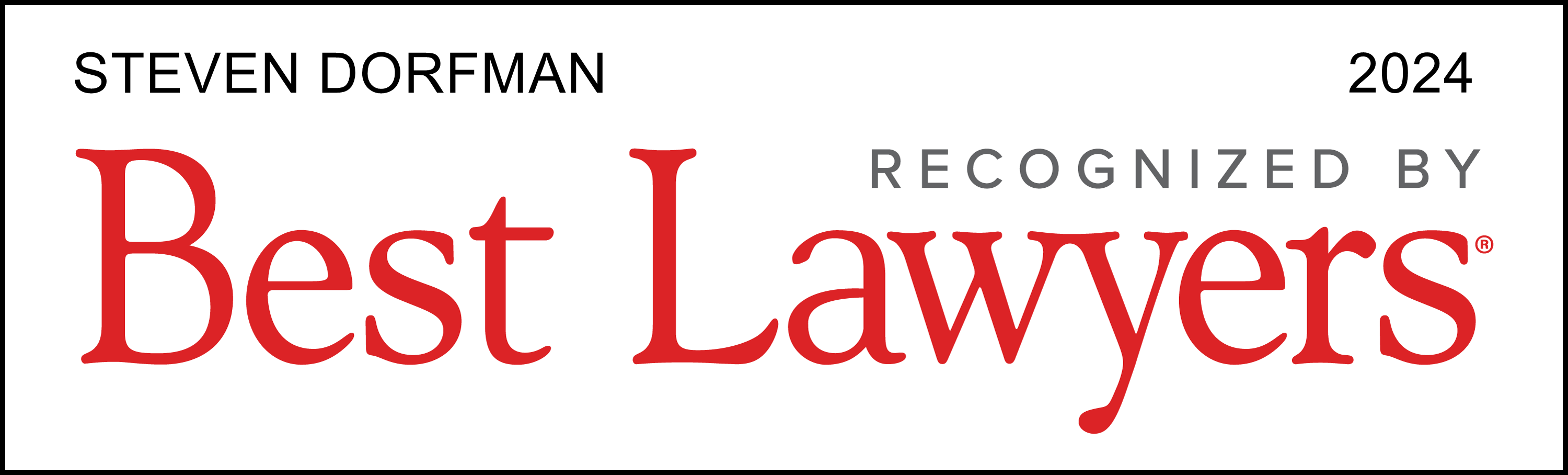 Steven Dorfman recognized by Best Lawyers 2024