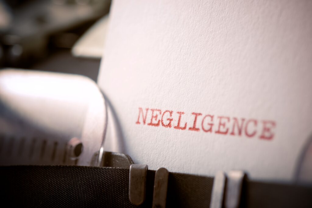 Establishing Negligence
