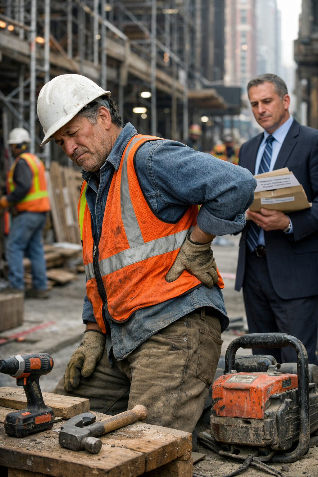 Injuries from Overexertion and Repetitive Stress in Construction Work
