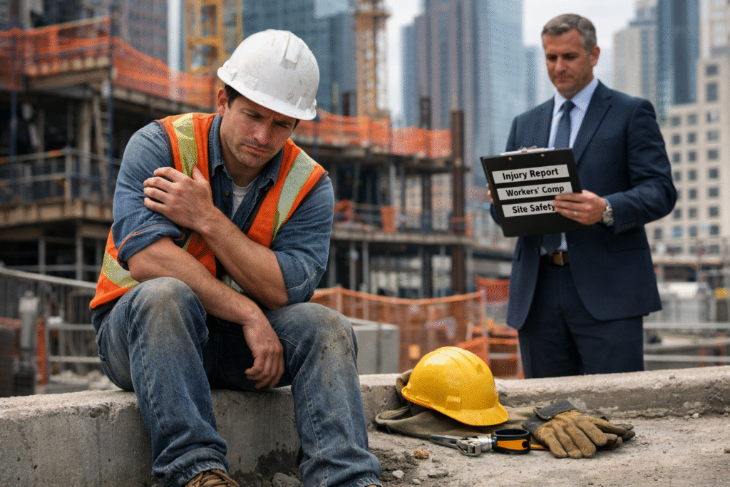 What Happens If You’re Injured on Your First Day at a Construction Job